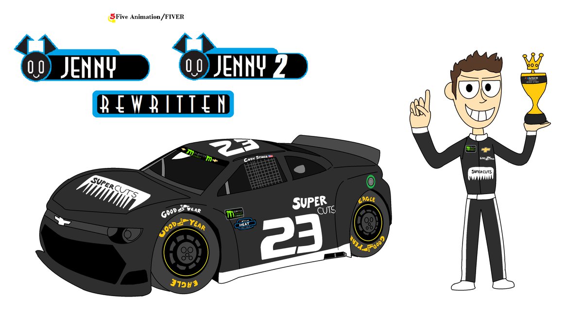 Hey look. It's Jenny's racing Rival. Cody Stiner

#JennyWakeman #NASCAR #MyLifeAsATeenageRobot #FanMovie