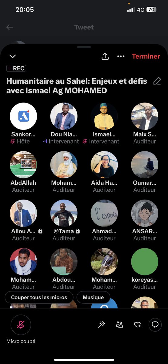 SankoreCenter1's tweet photo. Merci à vous @DouNiangado pour la modération du Space et @IsmaelAnsari3 pour nous avoir livré votre expertise autour des questions humanitaires !  

Merci aux participants pour ce 1re Space ! Rdv Vendredi prochain à 20h pour un nouveau Space ! https://t.co/kFb8cGHDfU