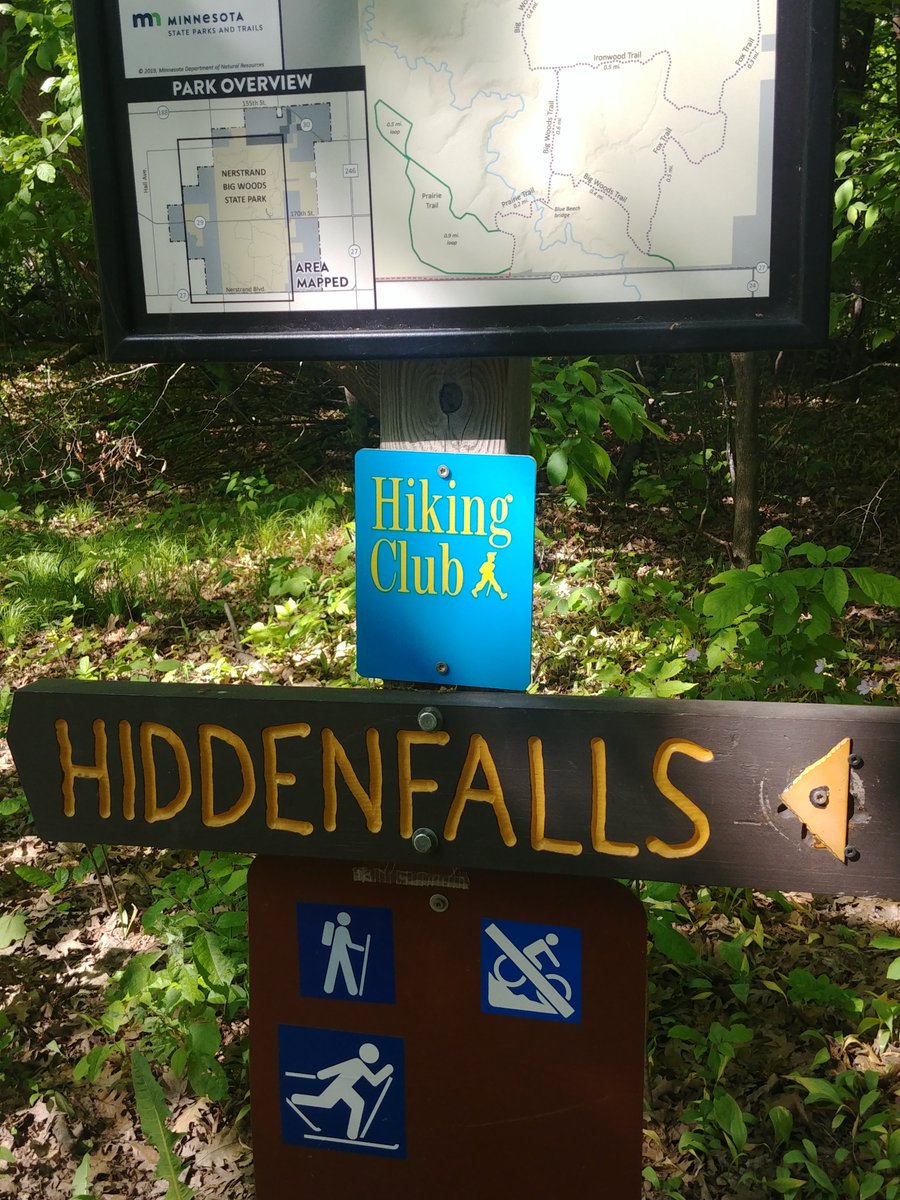 How hidden can these falls be with all these signs pointing to it