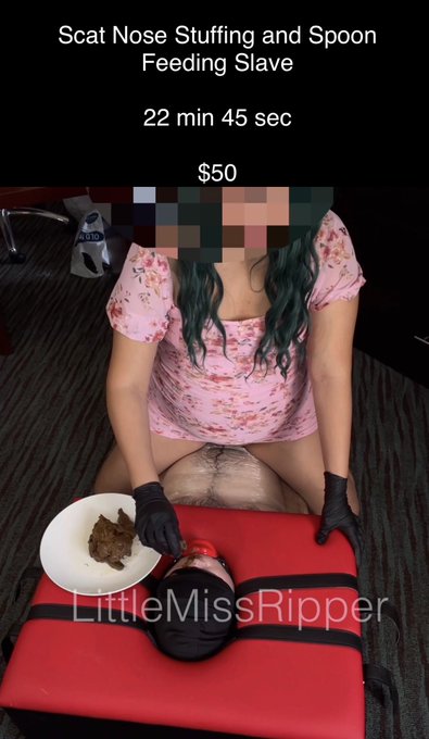 Nose stuffing and eating 💩 video! My slave eats the entire thing and doesn&rsquo;t chicken out 😛 CA $Ripper974<a href="/tag/mvsales"class="tags"><span>#mvsales</span></a>