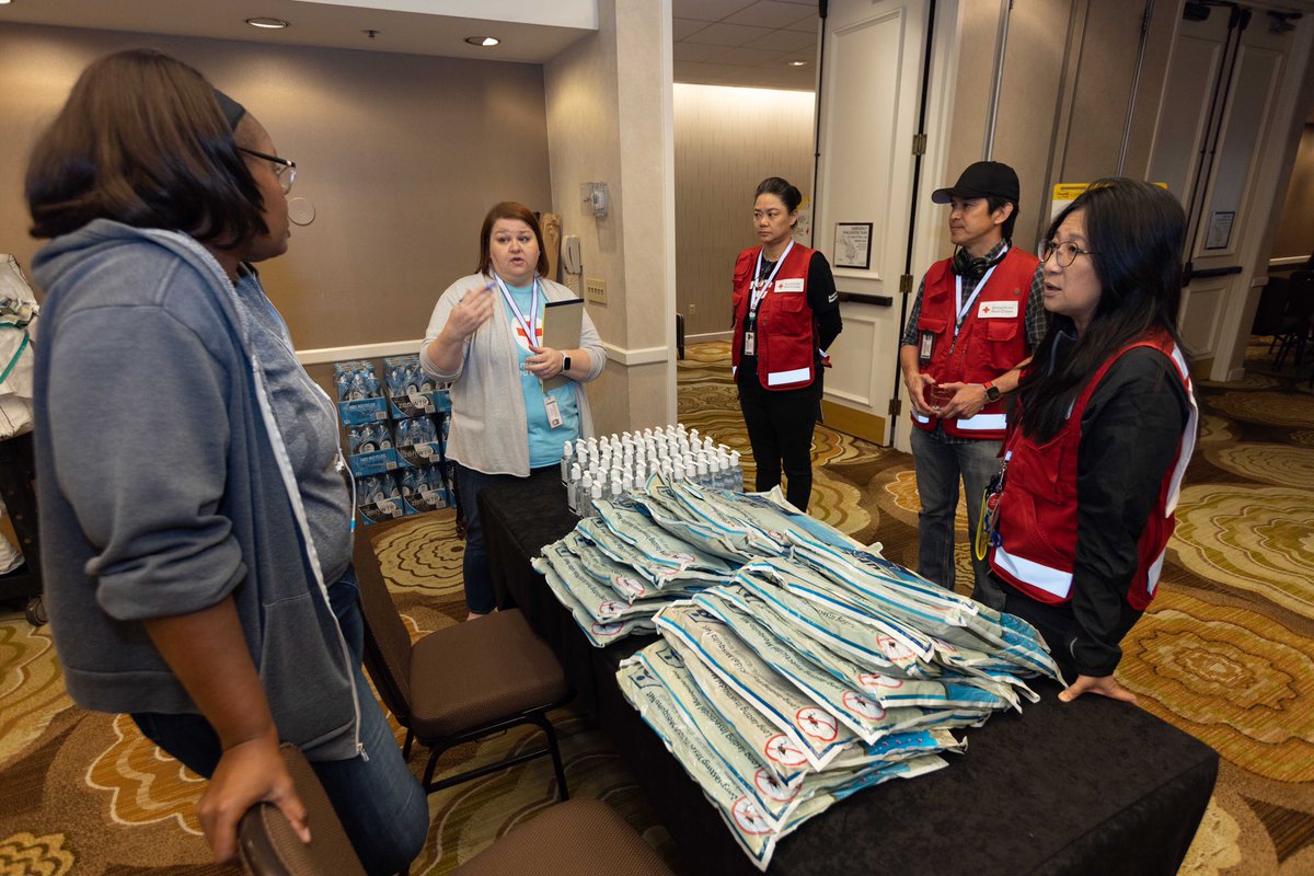 RedCross's tweet photo. Typhoon #Mawar is the strongest storm to have impacted Guam in the past 20 years. Most of the island is without power, and some areas are flooded and without water or means of communication. 💔

As many as 200 trained disaster workers with thousands of relief supply items are ready to join their fellow Red Crossers already on the ground in Guam. ⛑️ We are coordinating closely with local officials, and we’re ready to support sheltering and feeding operations, distribute relief supplies, and assess damage.