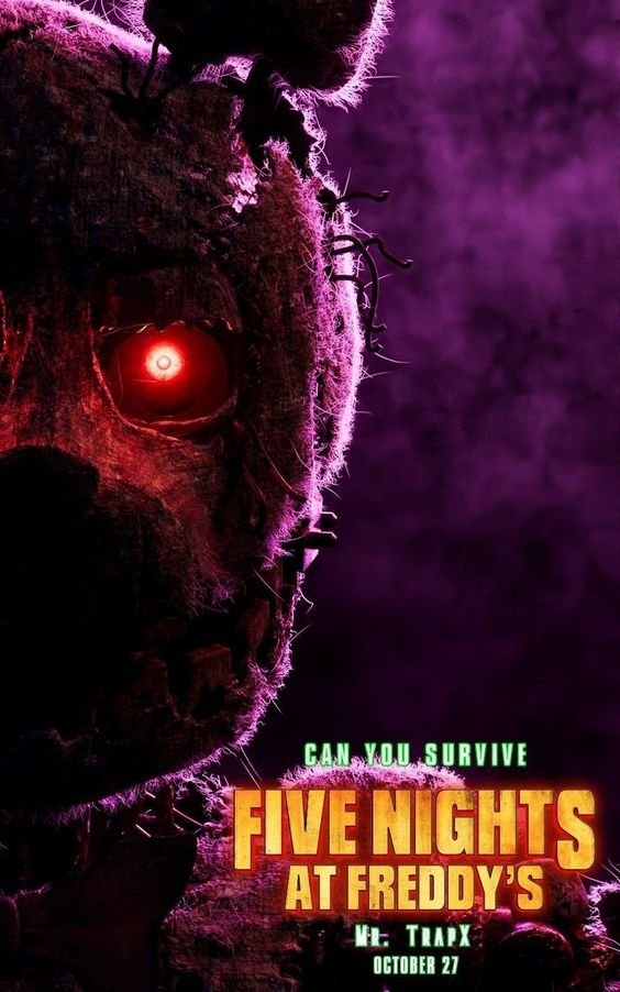 Just found this on Pinterest. Damn that looks good. (fanmade abviously) #fnafmovie #fnafmovieposter #springtrap