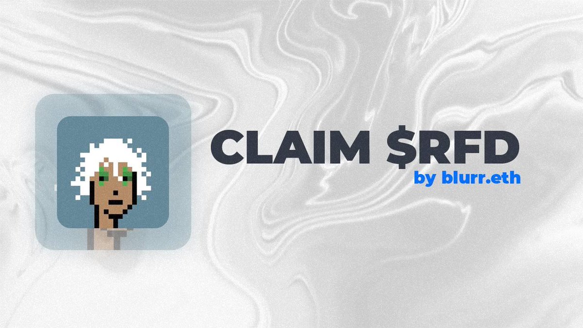 I've claimеd RFD  coin wbu, chеck it оut 👉  m.twitter.com/RefundCoinERC2…

@LEGENDEBTC <a href="/sleg__/">sleg.eth</a> <a href="/AnagramRin/">anagram rin</a> <a href="/fermionfermion/">제주재미</a> <a href="/BenKortman/">Ben Kortman</a> <a href="/dx21_skill/">DX21_ SKILL</a> <a href="/MarcusA5839005/">Marcus Aurelius</a> <a href="/WarneyNft/">"@@" "@@"</a> <a href="/Qi_Wi_L/">Alex</a> <a href="/BENNETHDAVID3/">BENNETH DAVID</a> @ZetumaNFT <a href="/bocaratondon/">pepefrogman</a> <a href="/at3lic/">• •</a>