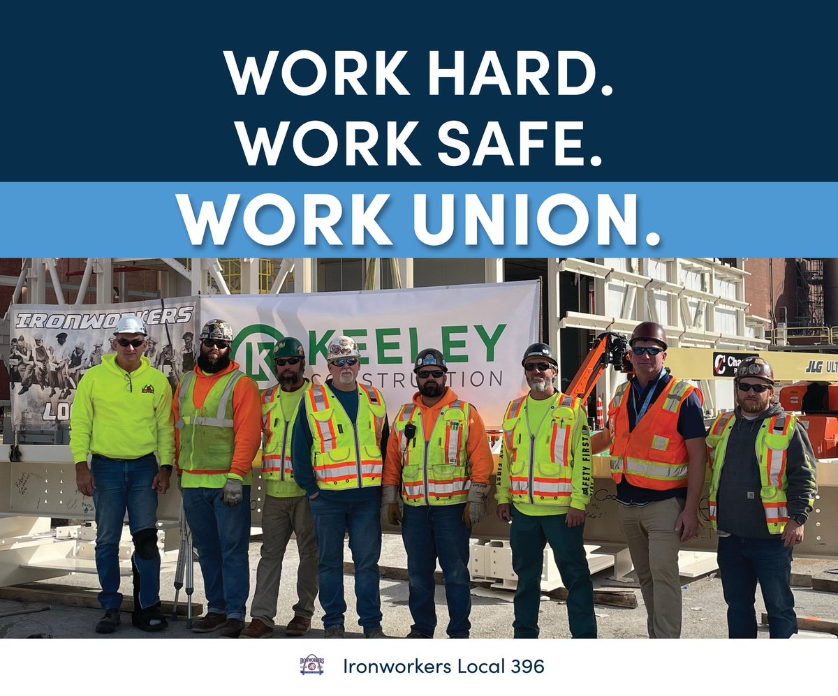 Work hard. Work safe. Work UNION! #UnionStrong