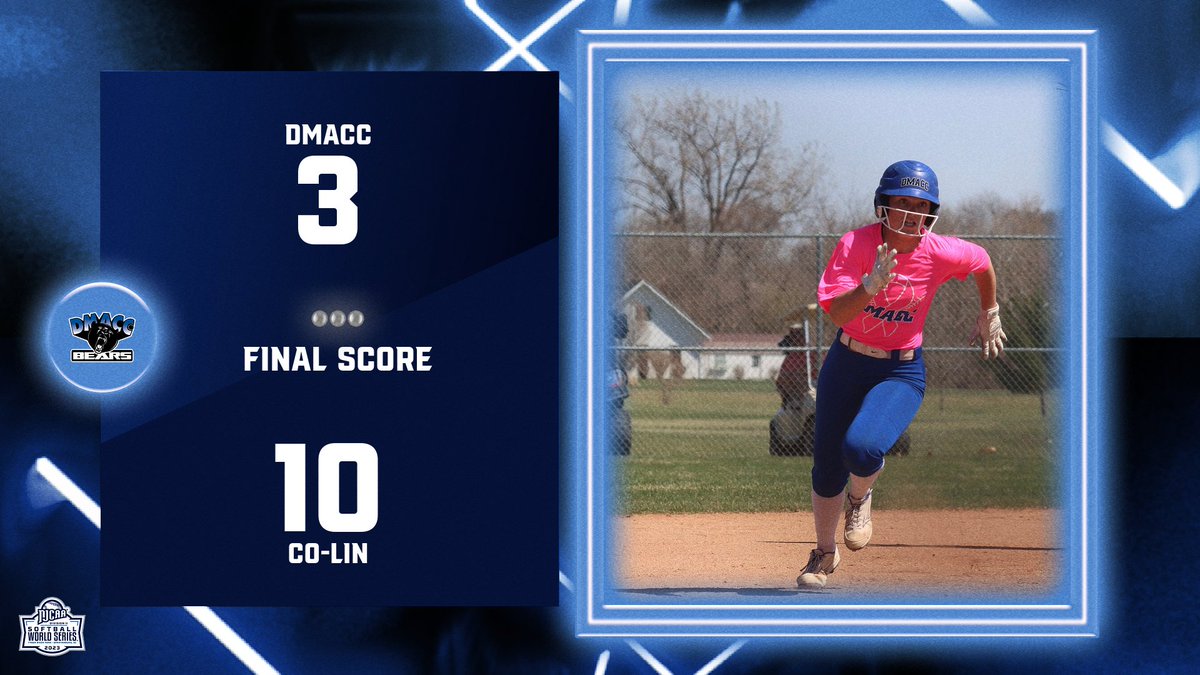 edverhelst28's tweet photo. What an unbelievable run by our girls. Congrats to Coach @BobLigouri and the @DMACCsoftball team. Proud of what all you accomplished this season. Going to miss our sophomores around campus. Best of luck to you all. #beanation 🐻🔽 https://t.co/WD9VD9em5x