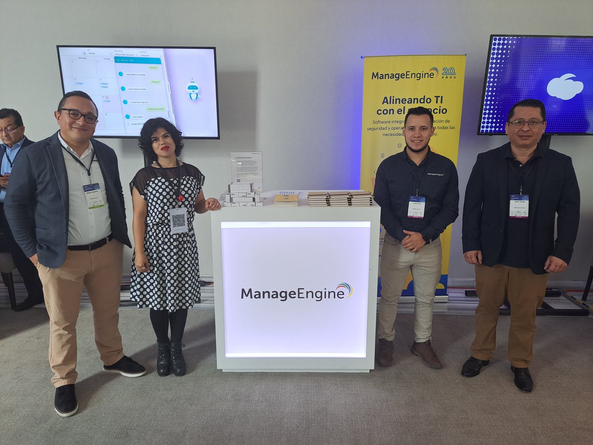 ManageEngineLA's tweet photo. El día de ayer nuestro Consultor Técnico Regional, Wilson Calderón, nos representó con su charla 'CIEM, obteniendo visibilidad y control en la nube' en el #IDCInfraCloudMX. 🇲🇽☁️ 

¡Gracias por acompañarnos! Pronto nos volveremos a ver. 😉💪 https://t.co/0RUmHCNAQb