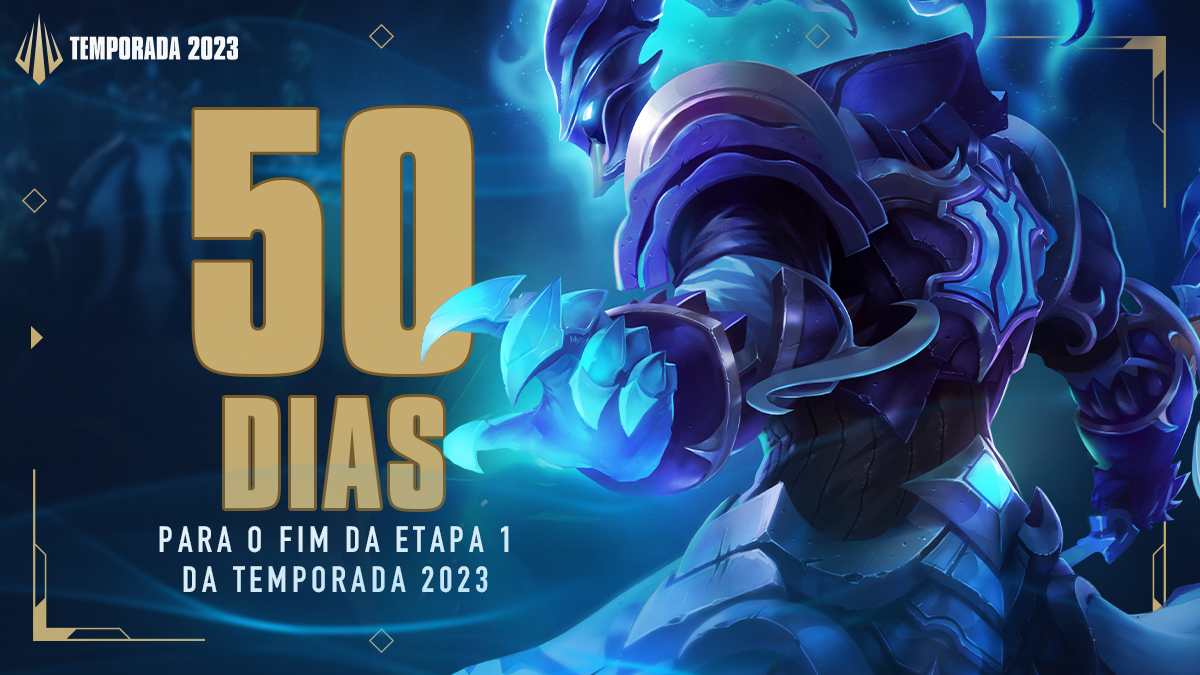 Fim da Temporada 2023 – Etapa 1 – League of Legends - Suporte ao