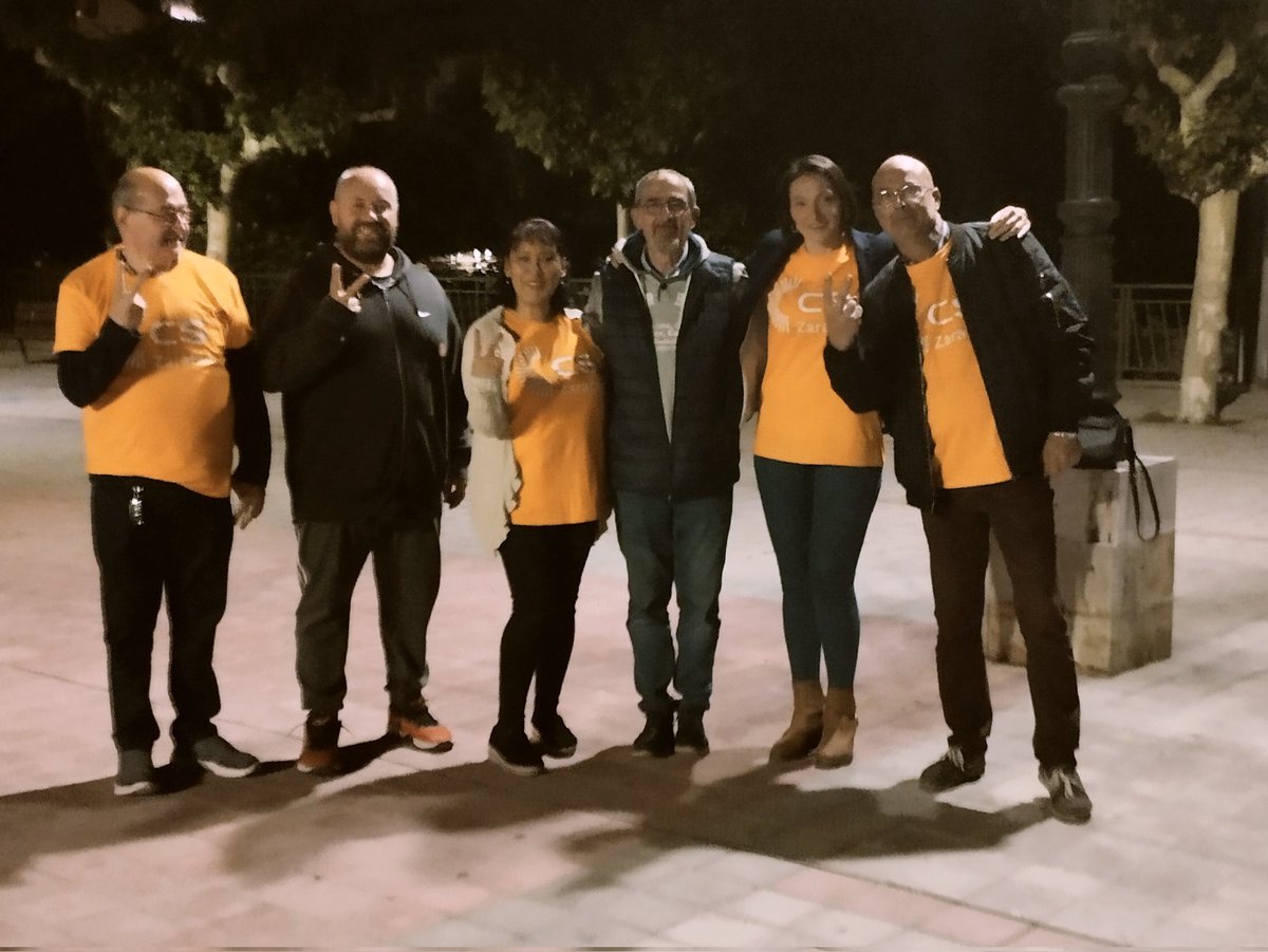 Gracias a todo el grupo de Cs Zaratán, por todo èste recorrido , a las 16 personas que creen en un proyecto renovado y hacer de un Zaratán somos todos!