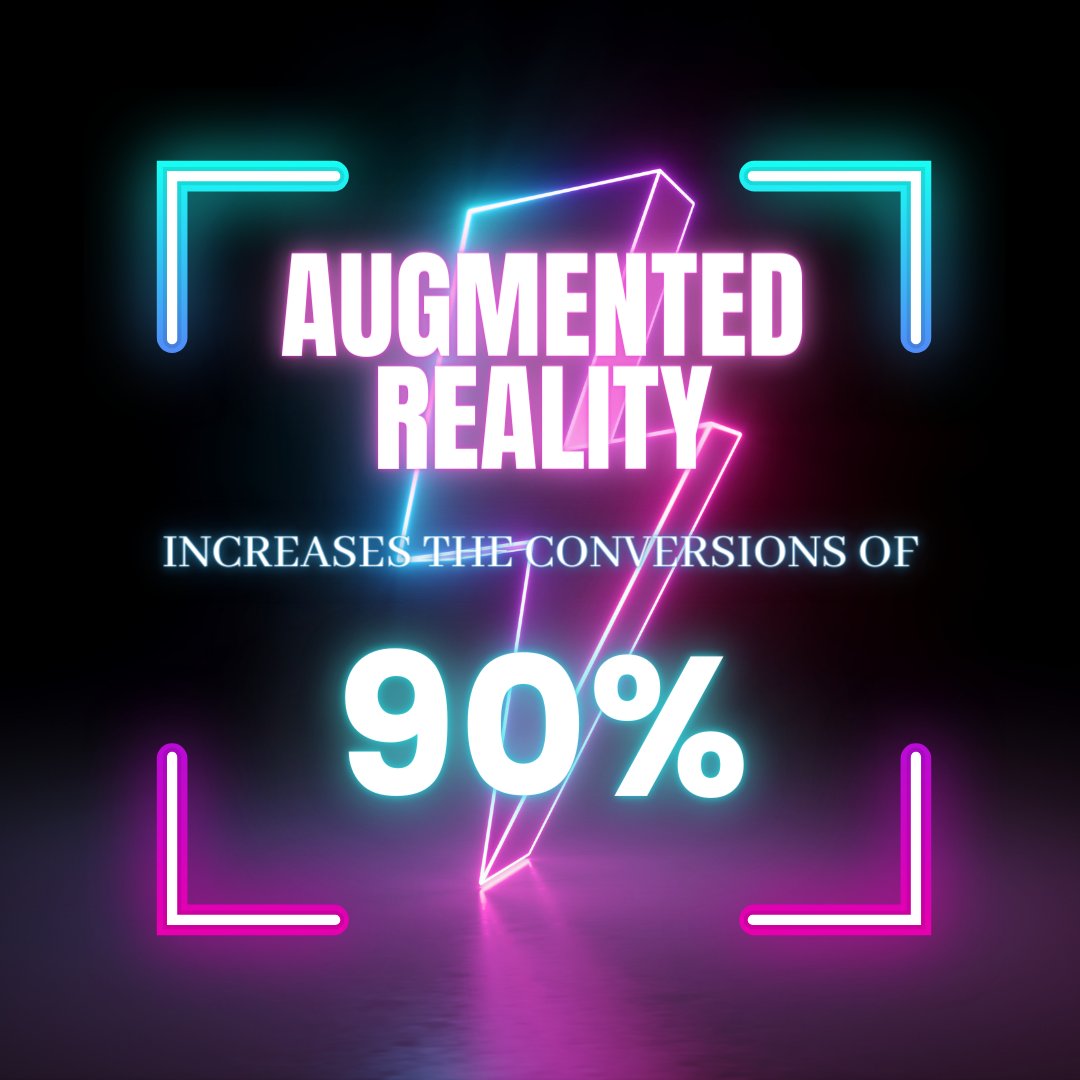 According to a study by Interactions Consumer Experience Marketing, #augmentedreality can increase #conversions by up to 90%!

🚀 Website it.sgozz.com/products-and-s…