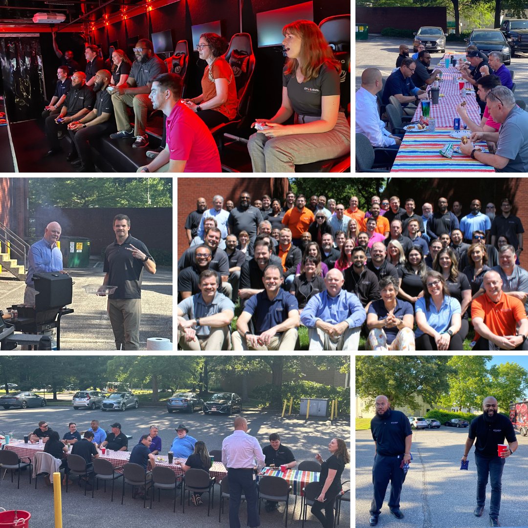 dpsolutions_MD's tweet photo. May Town Hall 2023 was a success! We all gathered together to talk about the company's vision, celebrate our achievements, and have an amazing evening cookout!

Special shout out to @NextLevelMD for bringing the video game #fun!

#Teamwork #PeopleMatter #Values #CompanyCulture https://t.co/lDEK28yWMW