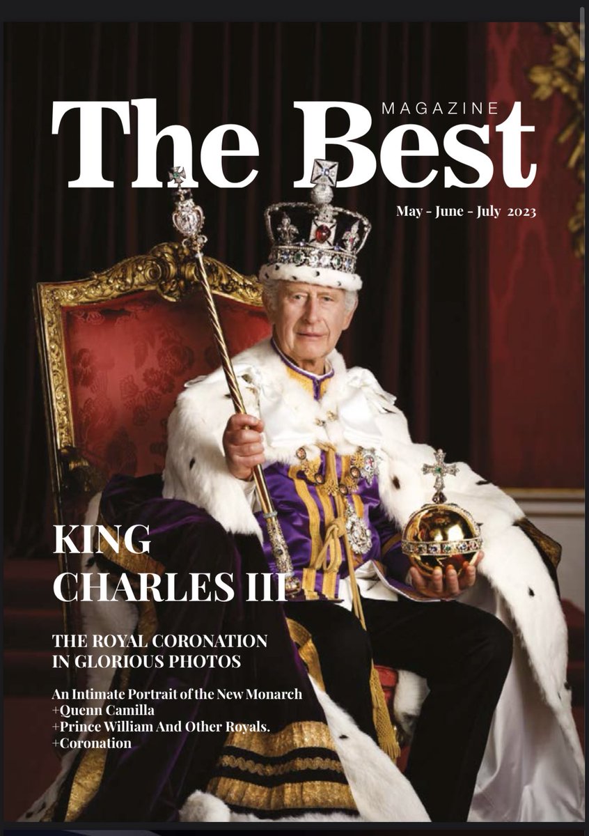 DuvenAlpaslan's tweet photo. The Best magazine
@RoyalFamily
#BuckinghamPalace
#KingCharlesIII
#TheBestMagazine https://t.co/Z9OYBaA2Mk