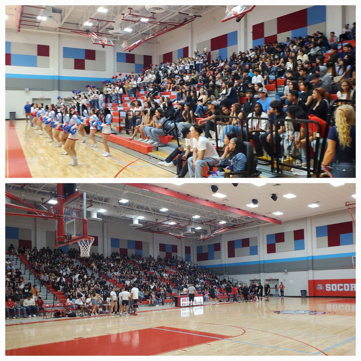 A sellout for the faculty/student basketball game. THIS IS #BULLDOGNATION!!