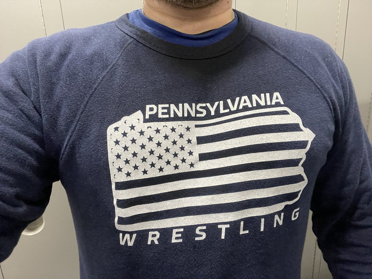 Day 26 (sweat)shirt 2 for #WrestlingShirtADayInMay with the @ItsAScrapLife PA wrestling crew.