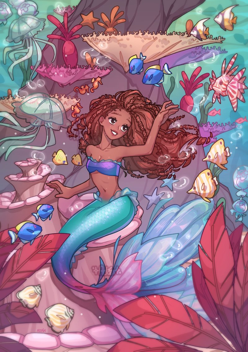 Today I went to see the new version of the little mermaid and without any doubt I can say that it is my favorite Disney live Action! I'm in love with <a href="/HalleBailey/">Halle</a> 's performance and visually the movie is beautiful from start to finish, I love the changes they have made, I'm in ♥️