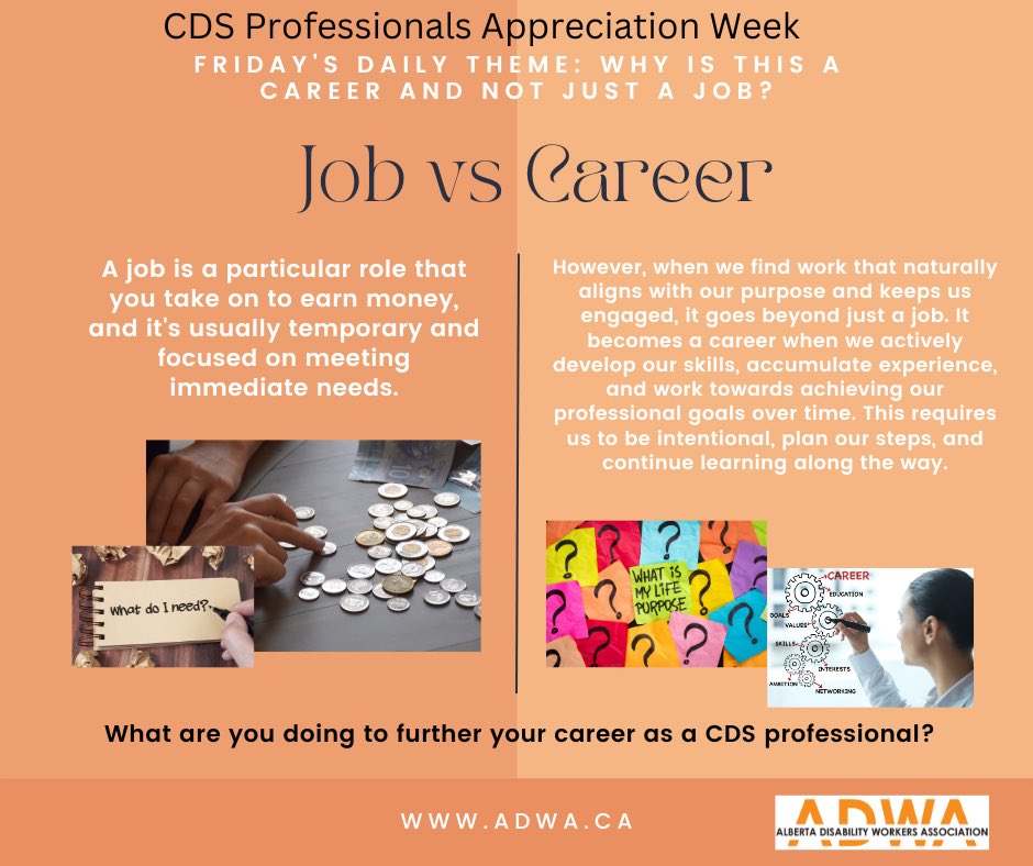 What are you doing to further your career as a community disability services professional?