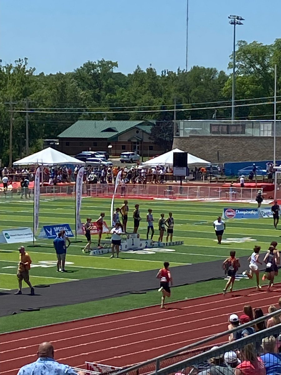 FestusR6Supt's tweet photo. What an exciting first day at State Track!! So proud of our Tigers!! 🎉🎉 Congratulations Ian and Ella … 🥇 https://t.co/DpdXsyi8gI