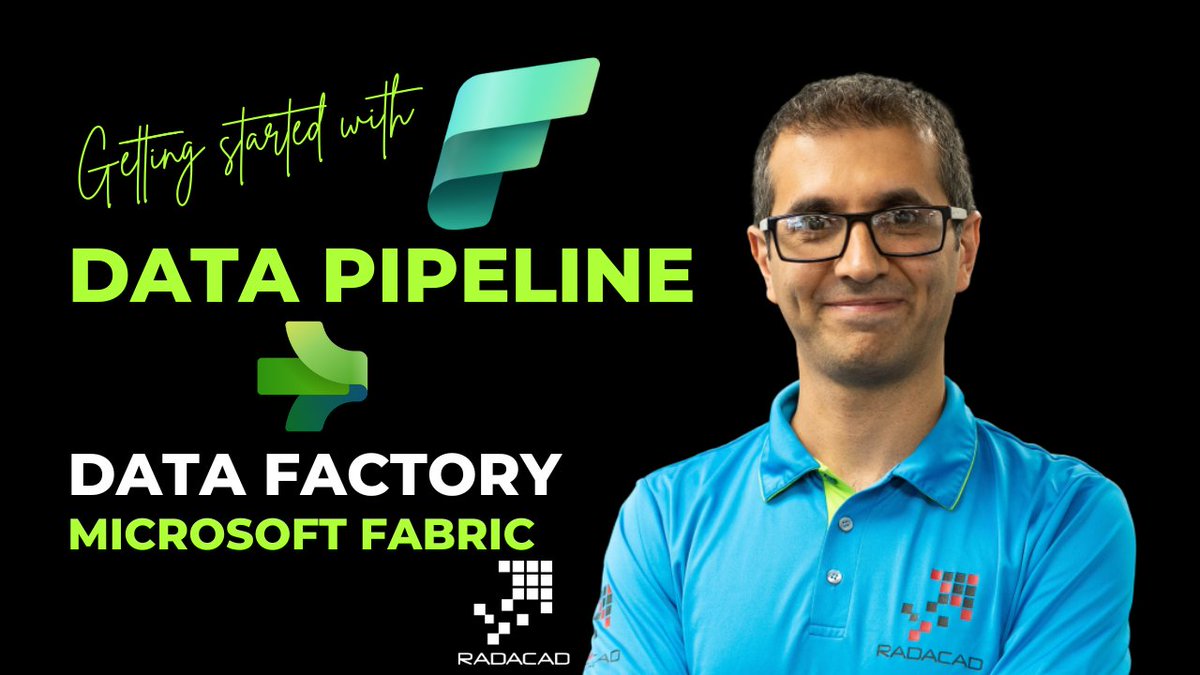 Almost at the end of the week #MSBuild with #MicrosoftFabric announcement, and here is our fourth article and video on the subject;
Getting Started with #DataPipelines #DataFactory in Microsoft Fabric and get to know its difference with #Dataflow
radacad.com/getting-starte……