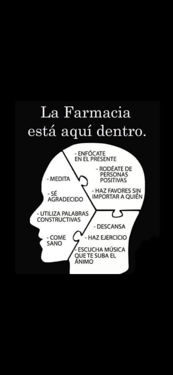 JMMartinMoreno's tweet photo. #ReflexionesJMMM
La farmacia más poderosa radica en tu actitud de hacer el bien. Cuidar de nuestra salud mental es esencial para alcanzar la felicidad. El autoconocimiento, la autocompasión y el autocuidado son aspectos fundamentales en este sentido. Conectar con nuestras emociones, aceptar nuestras imperfecciones y establecer límites saludables nos permiten mantener un equilibrio emocional y experimentar una mayor satisfacción en nuestras vidas...