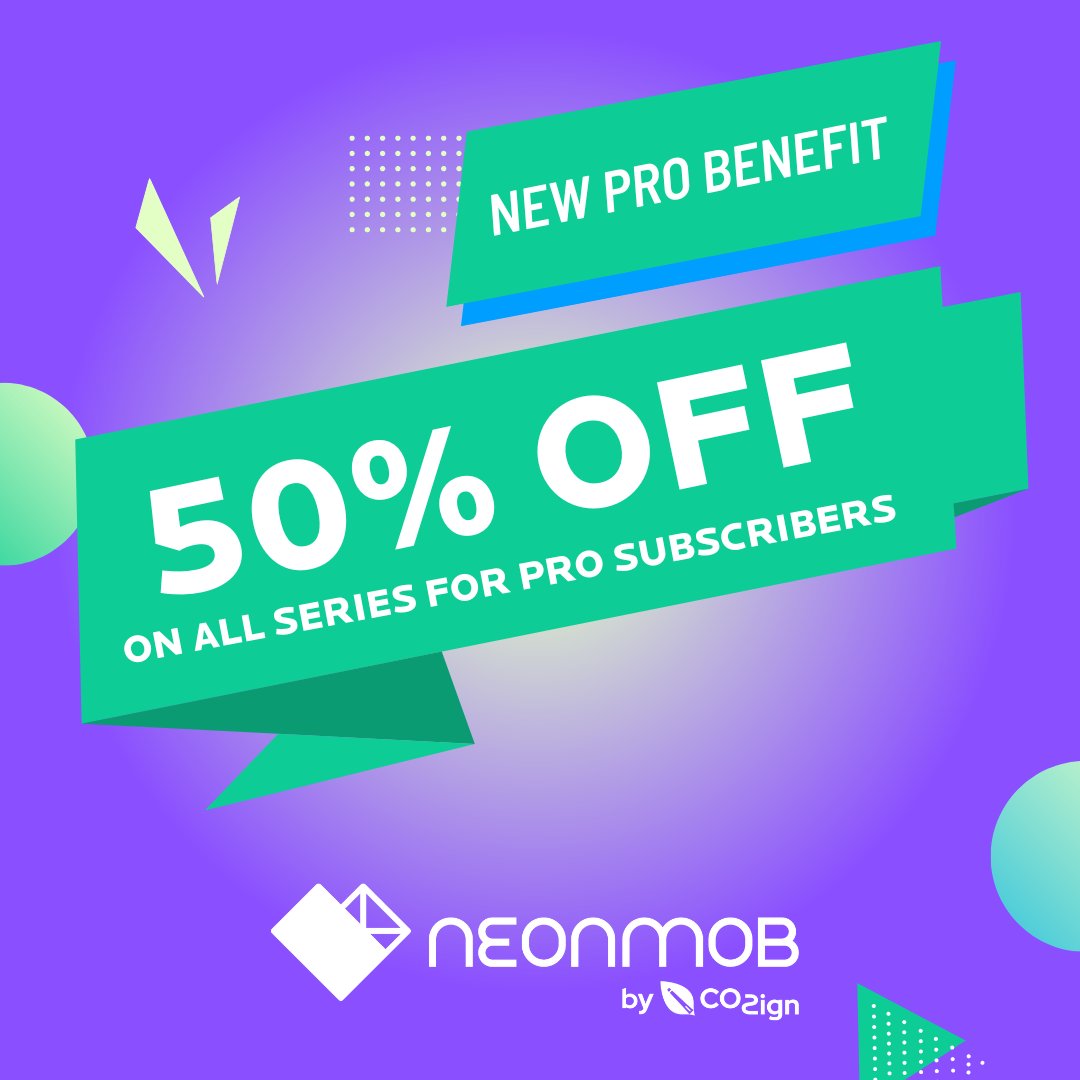 📣 BIG NEWS! 🎉 Pro subscribers now get all carat and credit packs at 50% off! We’re not increasing pack prices until Monday, so Pro users have the weekend to grab packs from Unlimited series at half off current prices! Don't miss this chance! 🚀 neonmob.com/subscription
