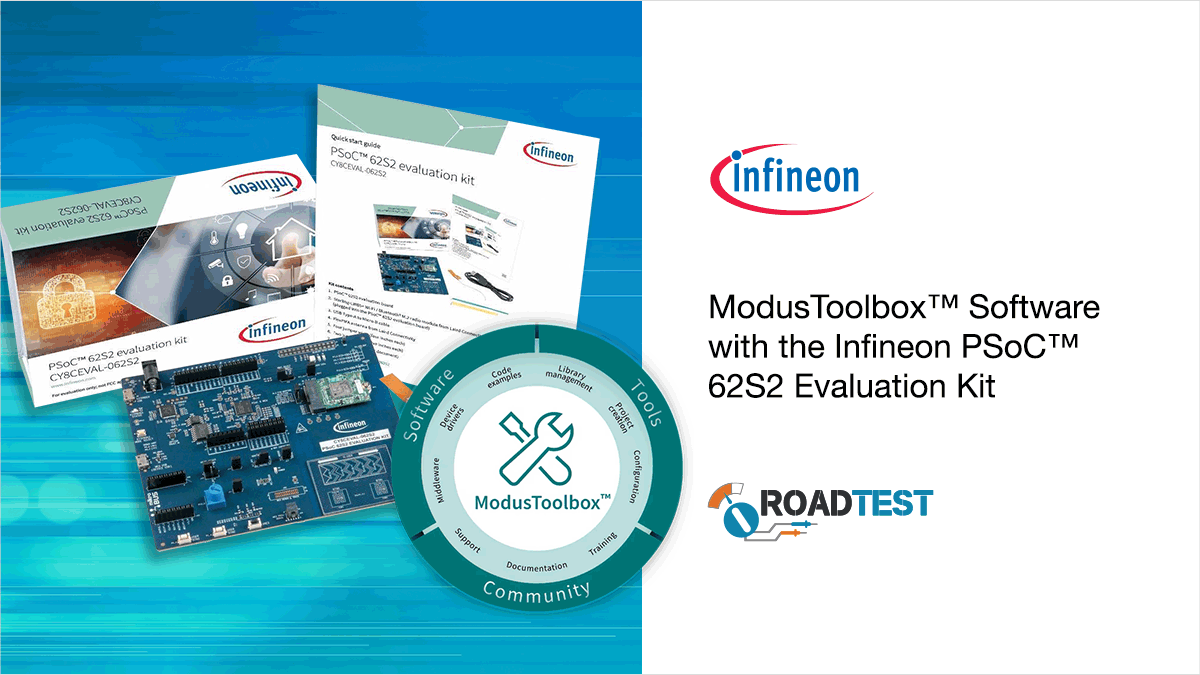 We've got 4 ModusToolbox™ Software with the @Infineon PSoC™ 62S2 Evaluation Kits to give away in return for a written product review! Find out more and, if chosen, we'll send you the products to keep in return for your review! bit.ly/41SaiFm