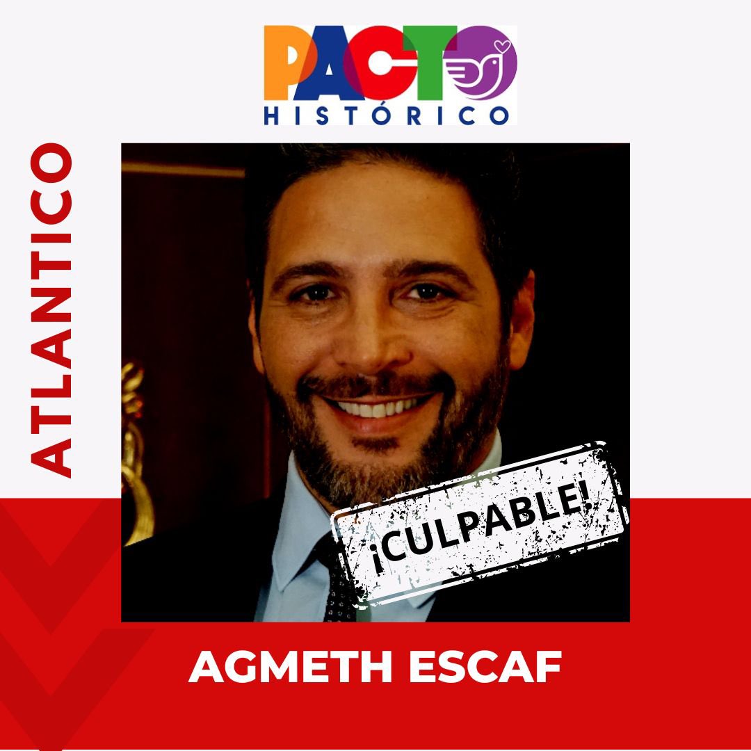 PachoSantosC's tweet photo. Él es Agmeth Escaf.
Por su coalición votaron 165.550 en el Atlántico.
Es uno de los responsables de acabar el sistema de salud de todos los colombianos.
#HayQueCobrarlesEnLasEleccionesDeOctubre https://t.co/SkRHj6WctL
