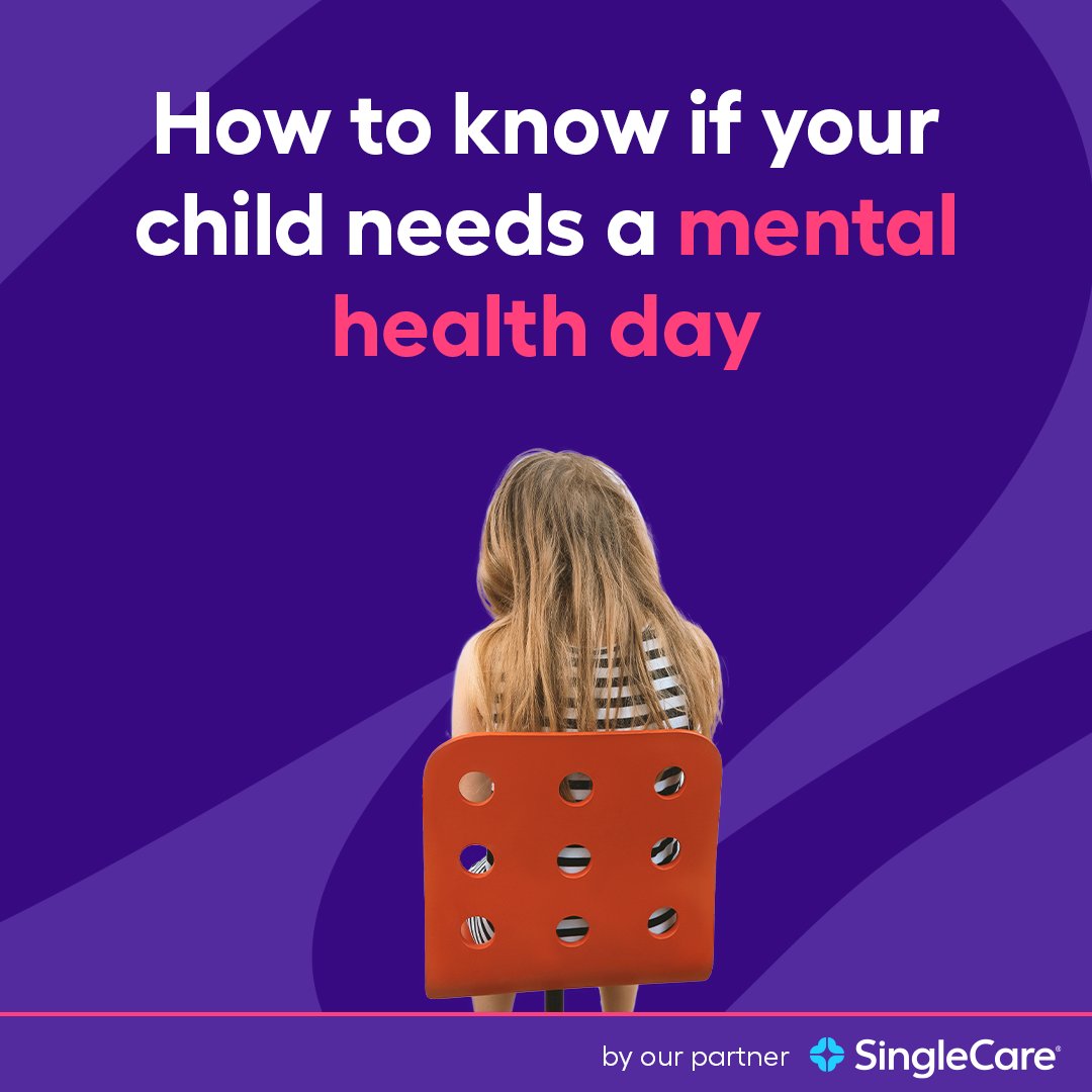 UnitedWayNC's tweet photo. If your child is tired and asks to stay home, should you let them skip school and take a mental health day? Here's what our partner @SingleCare has to say: https://t.co/ovfajViLDR https://t.co/KpB64F1oYo