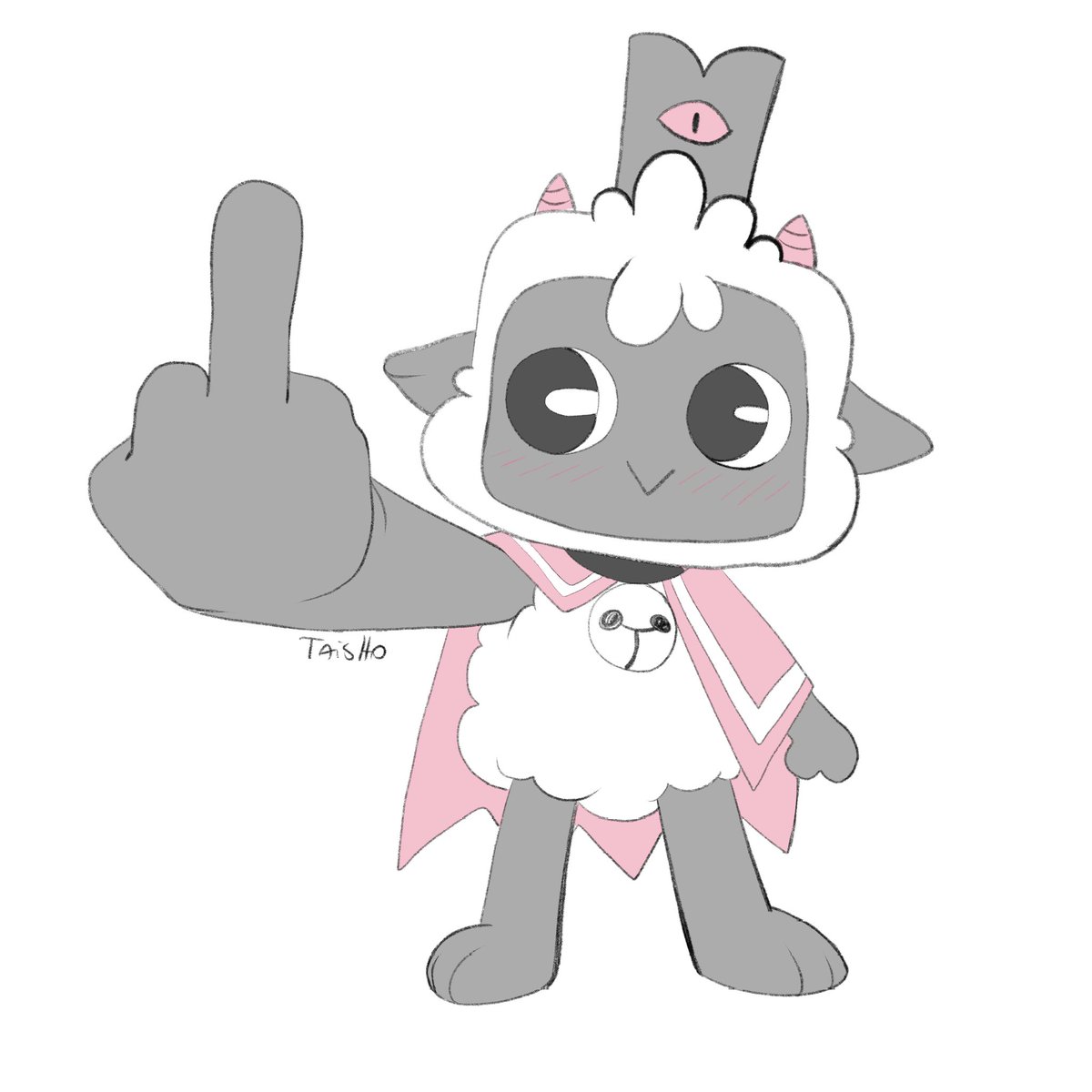 Taisho_shu's tweet photo. Tkm 
#cultofthelamb #fanart #cotl #artwork #memeart #narinder #lamberto https://t.co/vsUnLU1iyF