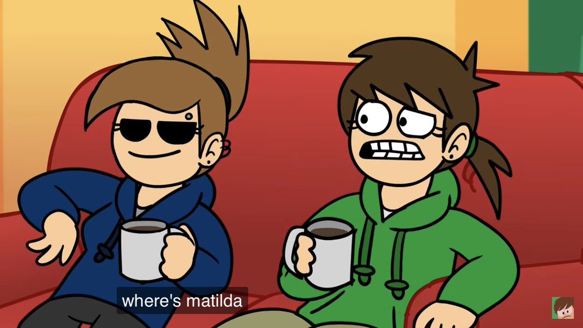 Daily Eddmatt on X: On 6/18/21 the official Eddsworld account posted this drawing which shows Matt carrying Edd,and Tom carrying Matt,but it also shows Matt smiling at Edd while he holds a