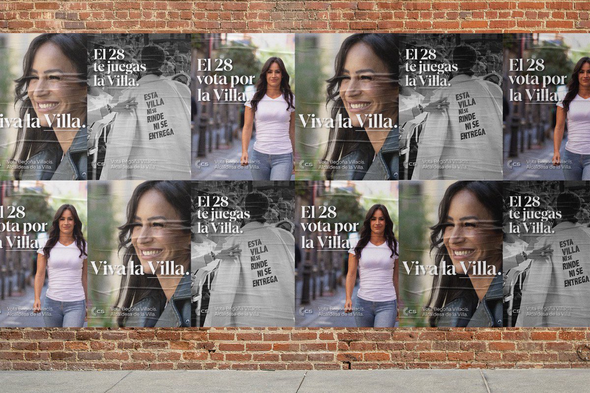 La Villa que no deja a nadie atrás
La Villa más sana y divertida
La Villa más segura
La Villa que asombra al mundo

Este #28M
🟠 #VotaCs
🌆 #VotaPorLaVilla
🧡 Vota a <a href="/begonavillacis/">Begoña Villacís</a>