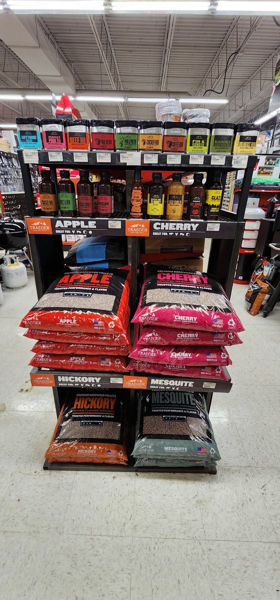 Grilling this Memorial Day weekend? We got you covered! Stop by and pick up your seasonings, sauces and pellets from your favorite brands like Meat Chruch, Traeger, Suckle Busters and more!