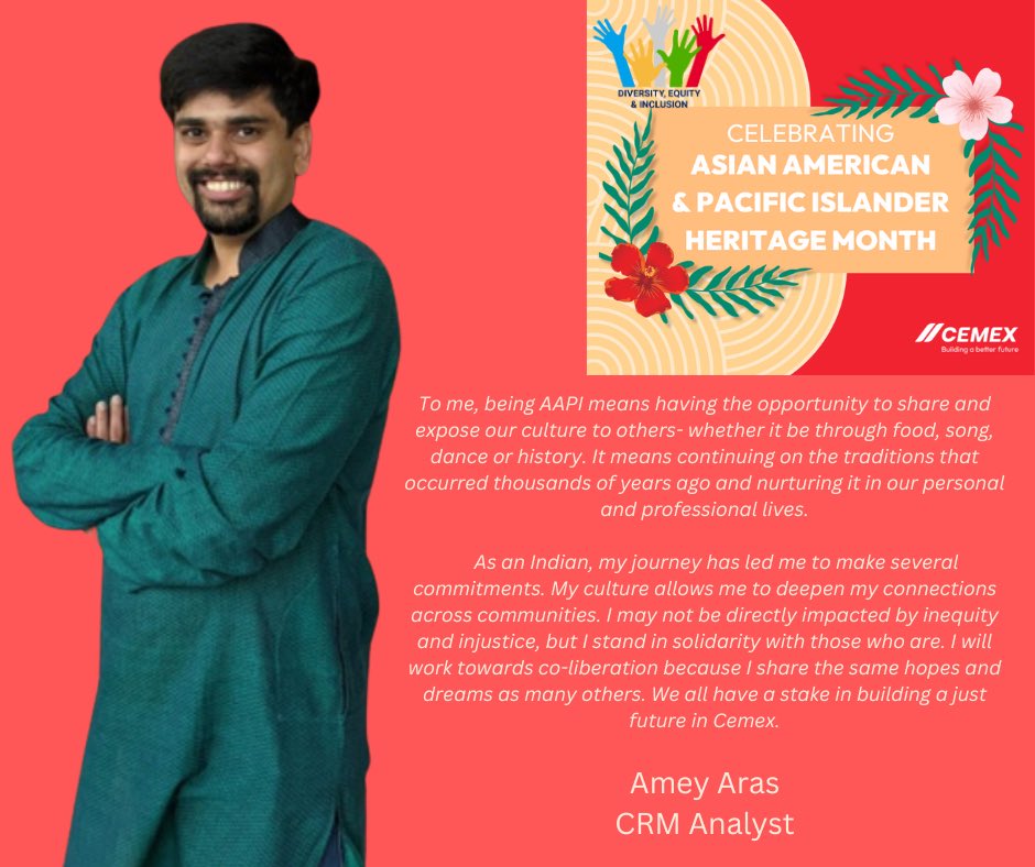 Gemini2376's tweet photo. Celebrating Asian American &amp; Pacific Islander (AAPI) Heritage Month @CEMEX_USA #AAPIHeritageMonth https://t.co/g7skNcsU11
