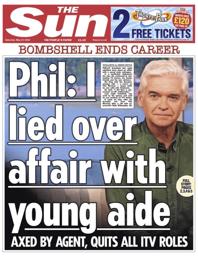 #ThisMorning #phillipschofield Eamonn Holmes Philip Schofield Holly Willoughby Ruth Langsford Holly & Phil Holly and Phil GB News GAMMON tory
-
-
-
ALL OF THEM ARE tories

#NeverTrustATory   #ToryLiars    #ToryLies 

TORIES ARE SCUM      #ToryScumOut