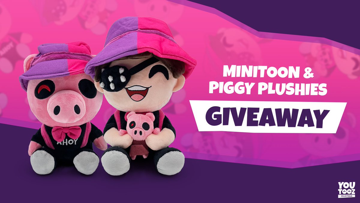 MiniToon Piggy Plush (9in) – Youtooz Collectibles