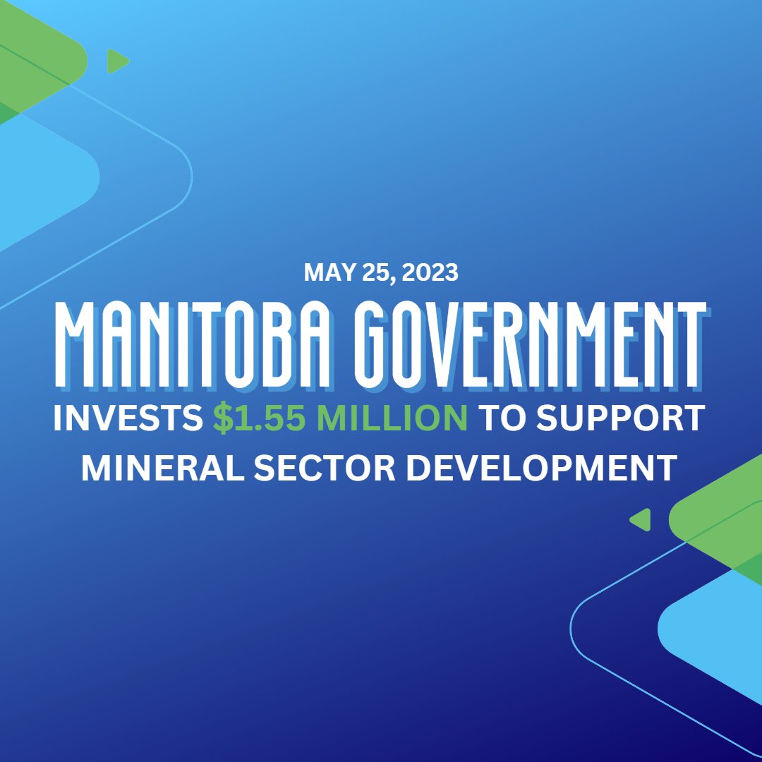 CEDFMB's tweet photo. The Manitoba government is granting $1.55 million to the Mining Association of Manitoba Inc. and the Communities Economic Development Fund to support mineral exploration and development in the province. 

To learn more about this press release, click https://t.co/1tATY8QMH8 https://t.co/XGzwRqpJUg