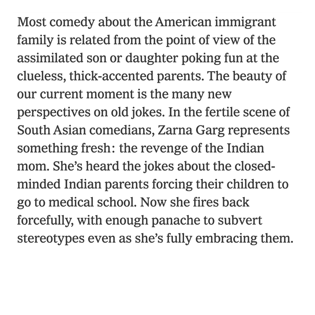 Zarna Garg tweet media