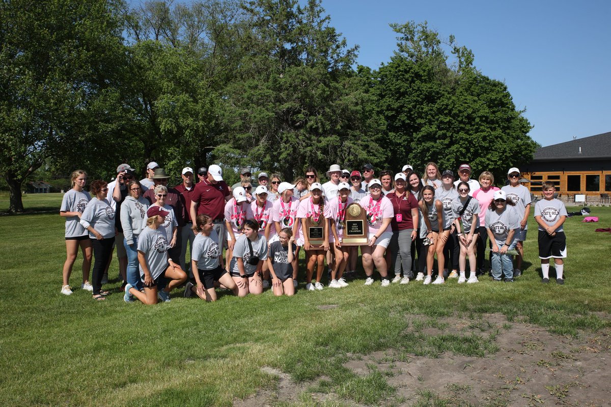 cjeilers's tweet photo. Congratulations to Grundy Center girls golf, the 2023 Class 1A State Champions! Spartans shot 706 over two days in Boone. Abbie Lindeman the State Medalist, with teammates Avery Dirks (178) and Brylee Hoeg (179) placing 6th and 8th respectively #iahsgolf https://t.co/ujT5ZrCeTu