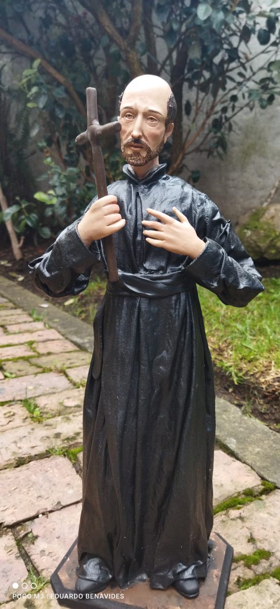 kmnk_deco's tweet photo. Work made of Saint Ignatious of Loyola. 
Handcrafted work and unique process. 
#stignatious #art https://t.co/rb2hchUHvY