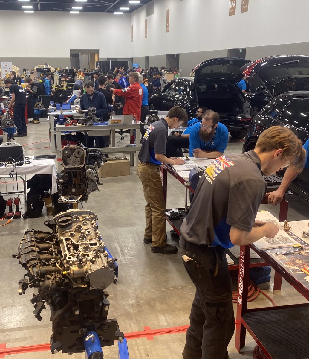 Wyatt Rempel competing in Automotive at Skills Canada Nationals in Winnipeg. #SCNC2023 
@ASIASumas @SD34Trades @Michael91571941 @AbbotsfordSD @mrsmyers76