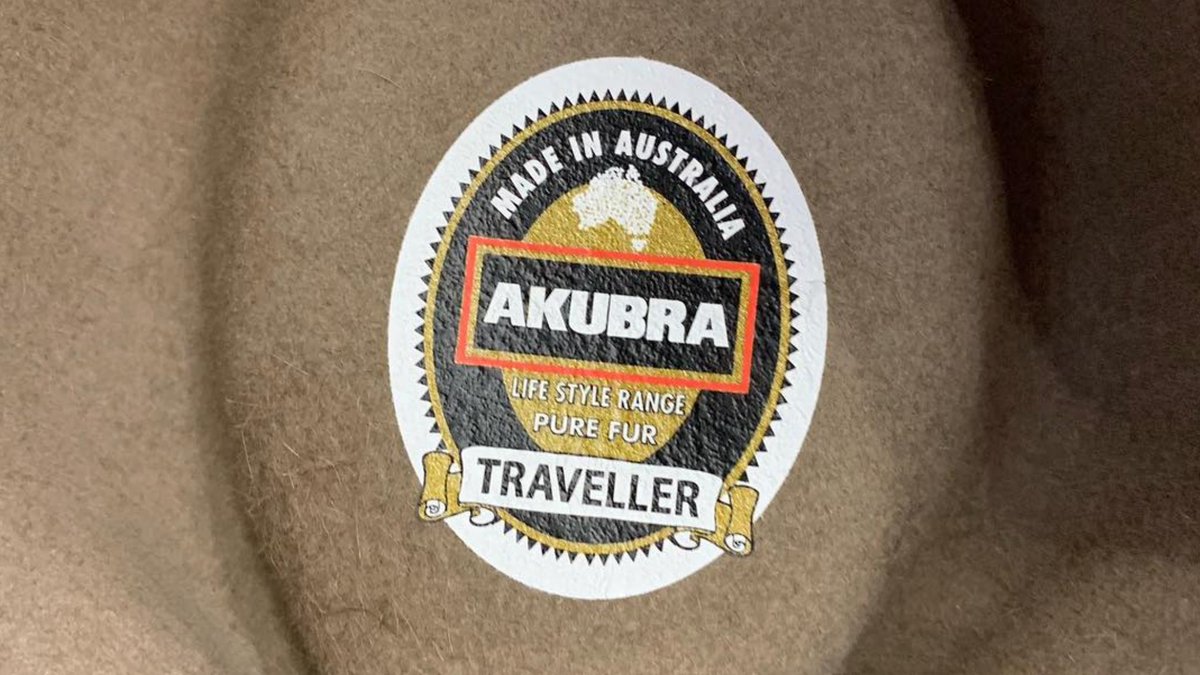 The traveler December 5, 2018 #traveller #akubralogo
#akubratraveller #rabbitfur @akubrauk #hat #australianmade #hardhat #outbackgear
