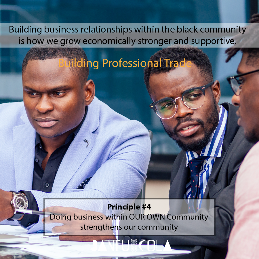 BantuCola's tweet image. Principle #4 Group Economics
Group Economics means that we learn how to work together and partner with each other on business ventures. We must learn to trust each other in business. Building relationships in your community.

#blackeconomics101 #groupeconomics #bantucola