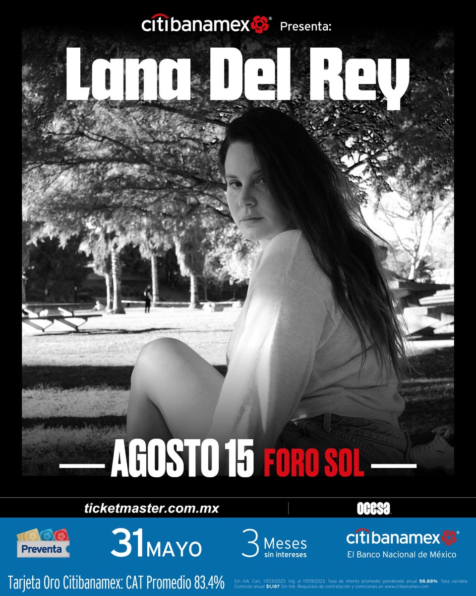 sopitas's tweet photo. 🚨 Agárrense porque ahora sí habemus concierto de Lana del Rey en el Foro Sol. ¿Se van a lanzar? https://t.co/VtBqWEEpJO