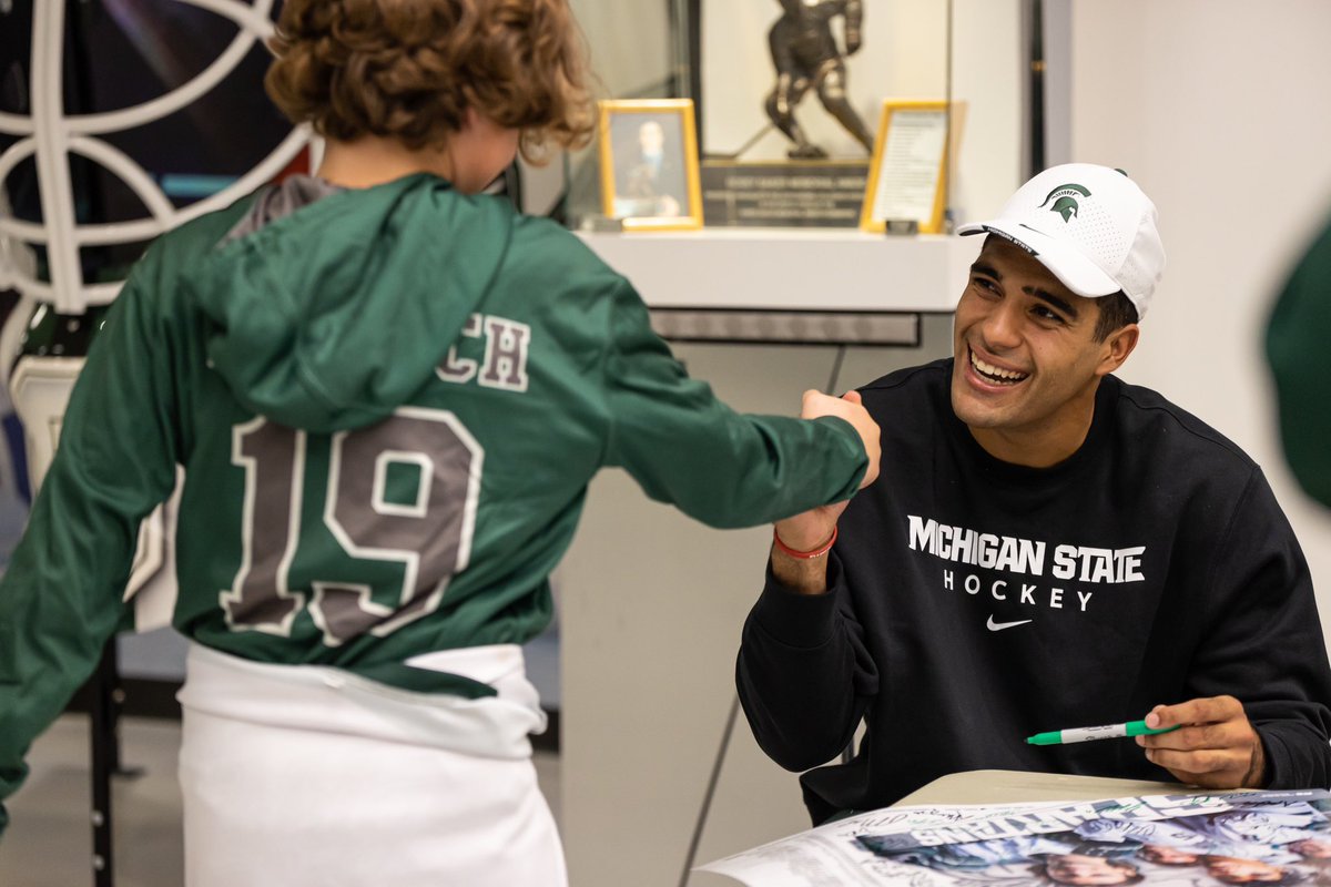 I’m forever grateful for my time spent at Michigan State University. Thank you @MSU_Hockey and Spartan Nation for the continued support throughout my 4 years. The love and blessings I have received from this community is something that I will always cherish. Thank you 💚 -23