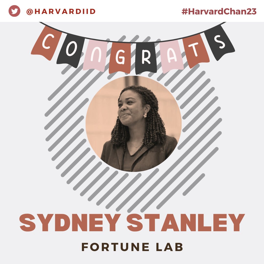 'Having really supportive mentors who are experts in what they do and who champion students, in a friendly environment where there are genuine friendships between trainees and professors…it has shaped what I’ve been able to accomplish,' says Sydney Stanley #HarvardChan23