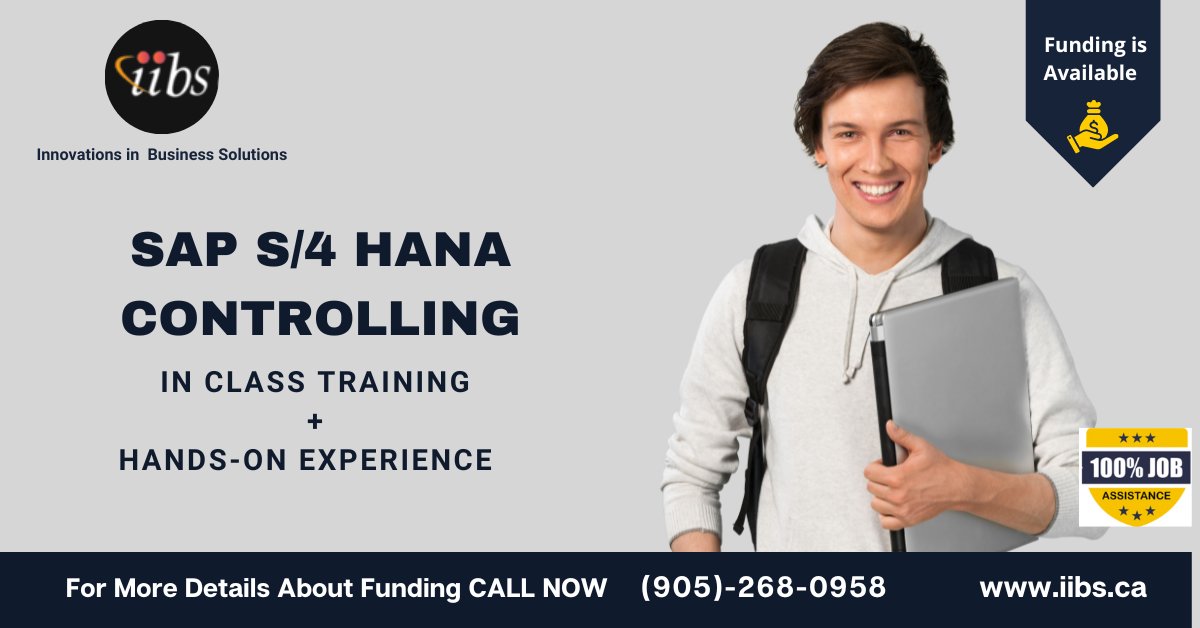 sap_trainings's tweet image. SAP S/4 HANA CONTROLLING- Best Certification Training in Toronto
The Batch is starting on JUN 04, 2023 Call today for registration
For more details contact us at 905-268-0958 or email at info@iibs.ca
#SAPS4HANACONTROLLING #careerinSAP   #SAPCO