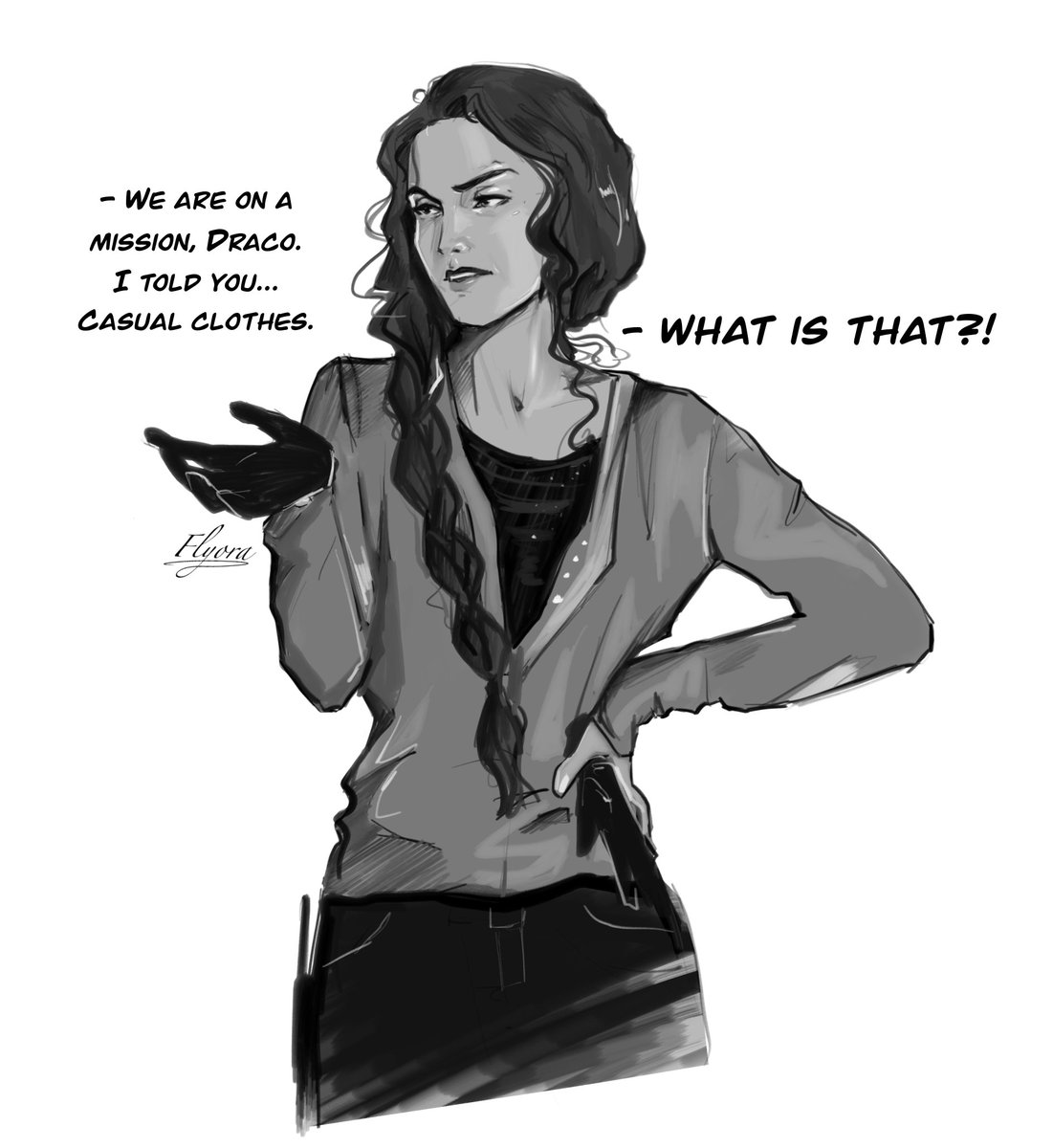 Flyora4's tweet photo. I just love all these Ministry AU 
#dramione https://t.co/SxK6v4kSgu