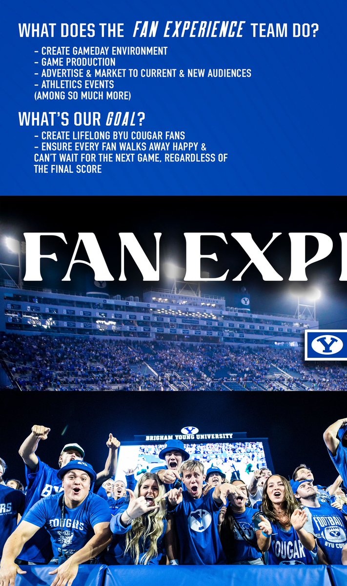 BYU Fan Experience tweet media