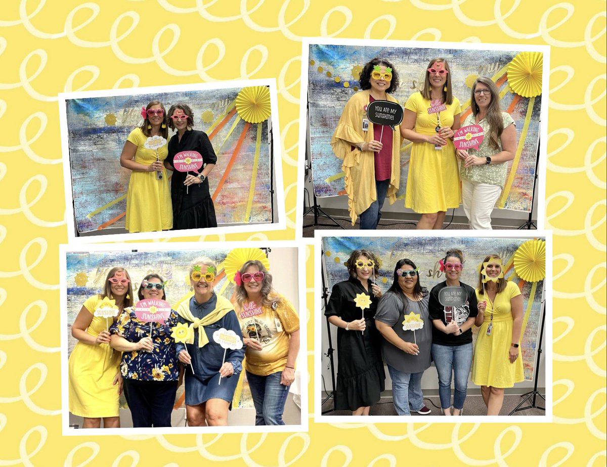 Love this team! #WISDFamily bringing the sunshine ☀️