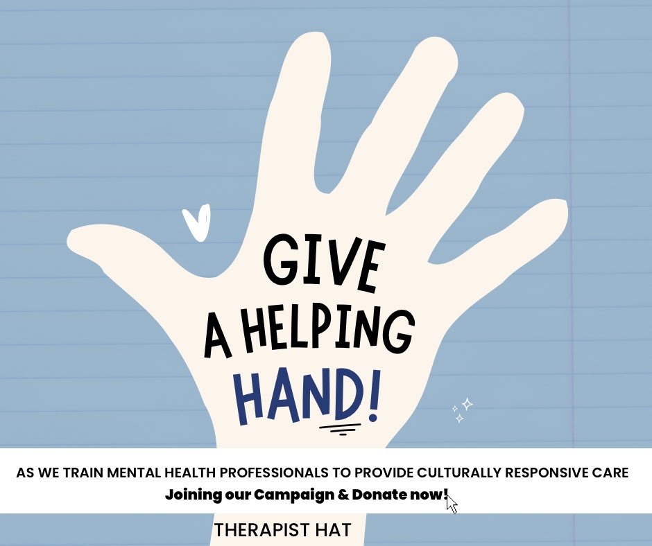 A problem shared is a problem solved.  
Check out the link in our bio and below!

indiegogo.com/projects/thera… 

#culturallyresponsiveteaching #therapists #psychologists #indiegogo #mentalhealthprofessionals