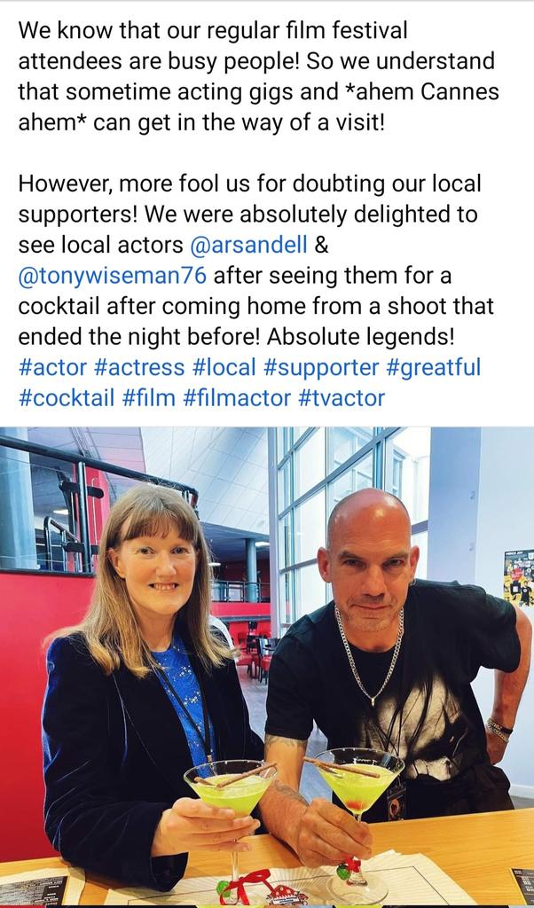 arsandell's tweet photo. Lovely Write up #RomfordFilmFestival
#MercuryMall
@vshowcards @rogersphilip101 
@CW_Stagg @FromPage2Screen https://t.co/Qb5reCKMEw