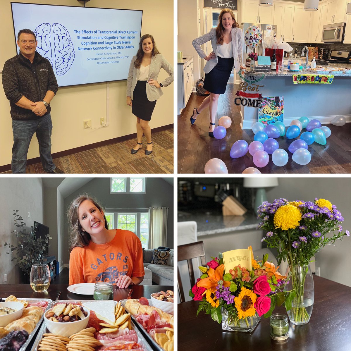 Hanna Hausman, PhD (@hannahausman) on Twitter photo A big day! Today, I defended my dissertation, and it’s my birthday! 🥳entering this next year one step closer to Dr. Hausman! So much gratitude for my mentor <a href="/adamjwoods/">Adam J. Woods, Ph.D.</a>, committee, and dear friends and family for supporting me every step of the way. See ya later, Gator! 🐊 A big day! Today, I defended my dissertation, and it’s my birthday! 🥳entering this next year one step closer to Dr. Hausman! So much gratitude for my mentor <a href="/adamjwoods/">Adam J. Woods, Ph.D.</a>, committee, and dear friends and family for supporting me every step of the way. See ya later, Gator! 🐊